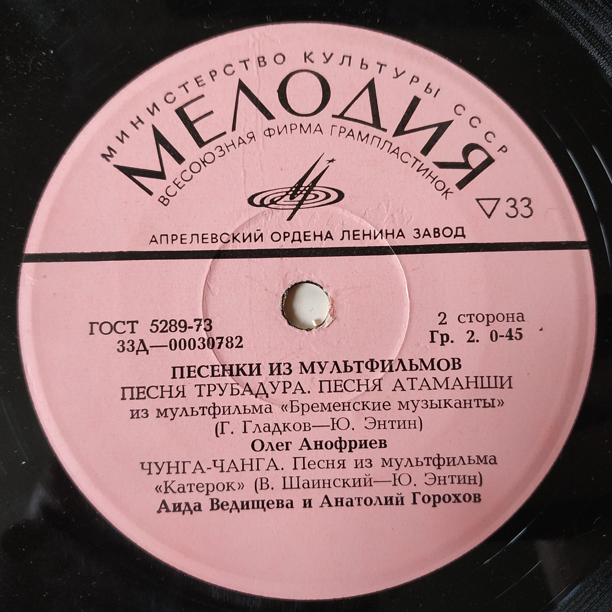 Песенки из мультфильмов