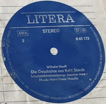 Wilhelm Hauff ‎– Der Kleine Muck [по заказу немецкой фирмы LITERA 8 65 173]