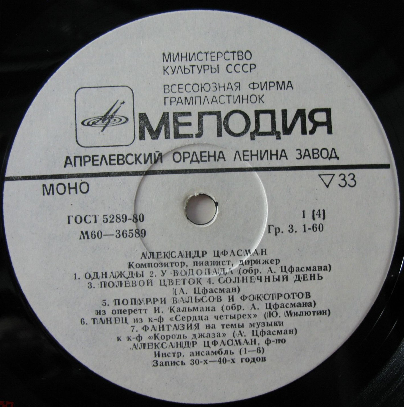 Александр Цфасман. Композитор, пианист, дирижер