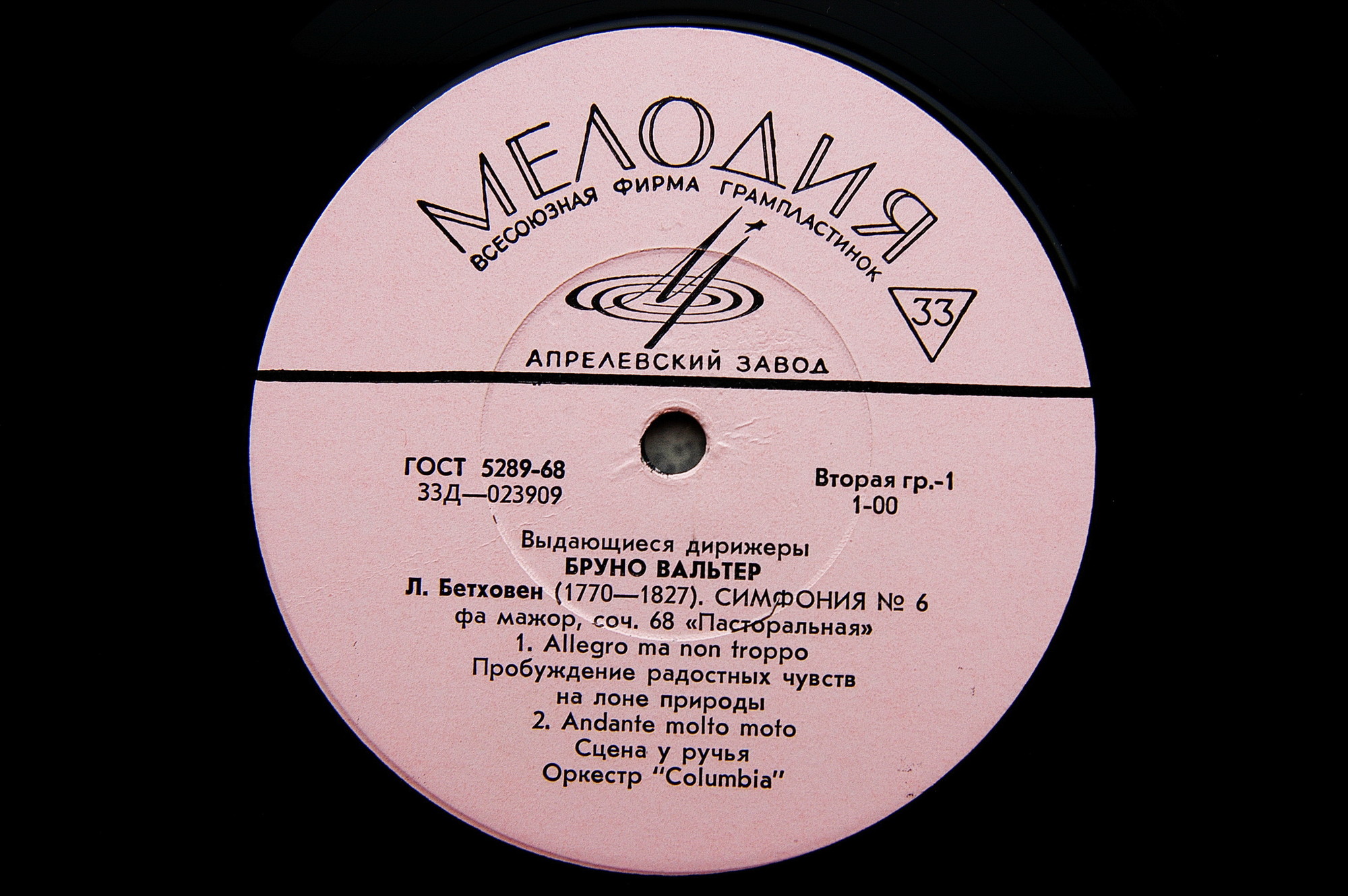 Л. БЕТХОВЕН Симфония № 6 (Бруно Вальтер)