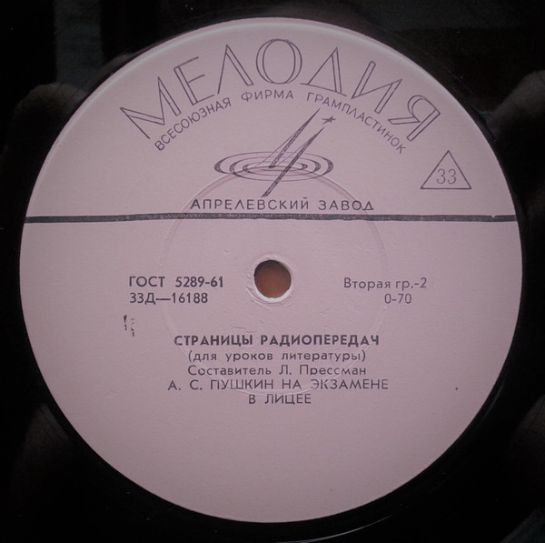 Страницы радиопередач (для уроков литературы)