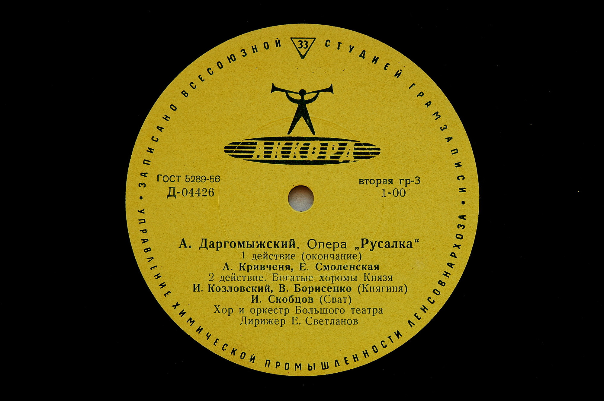 А. Даргомыжский: «Русалка», опера в четырех действиях