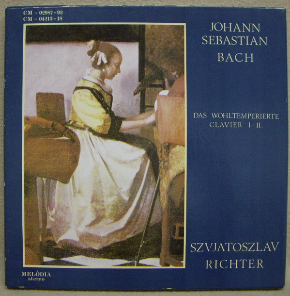 И. С. БАХ. Хорошо темперированный клавир. Играет С. РИХТЕР (экспортное издание для Венгрии)