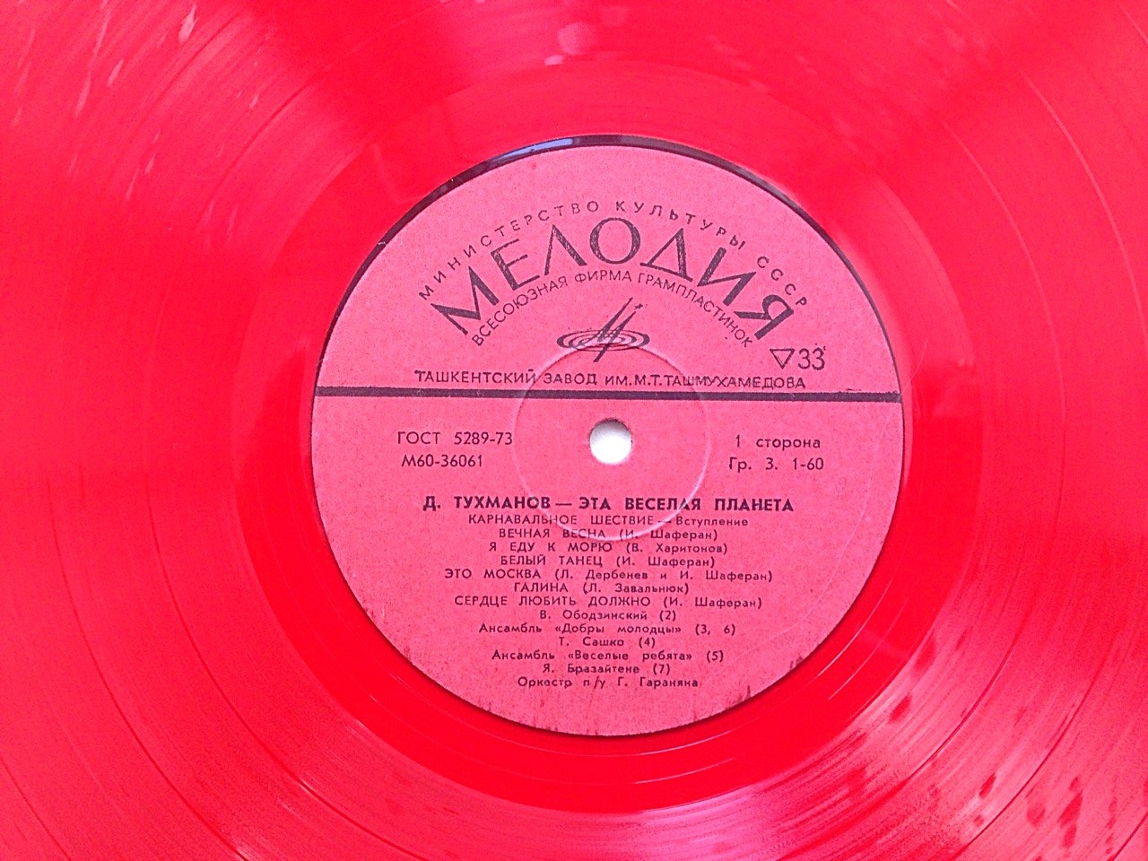 Давид Тухманов. «Эта веселая планета»