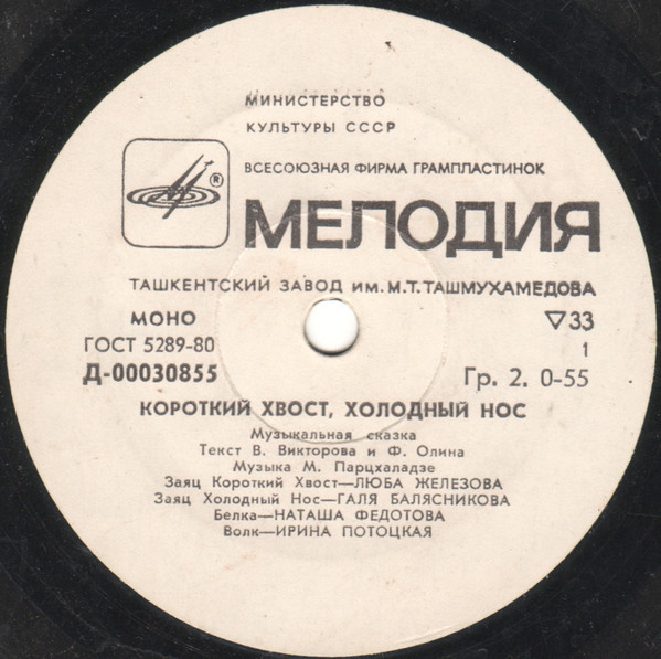КОРОТКИЙ ХВОСТ, ХОЛОДНЫЙ НОС: музыкальная сказка М.Парцхаладзе