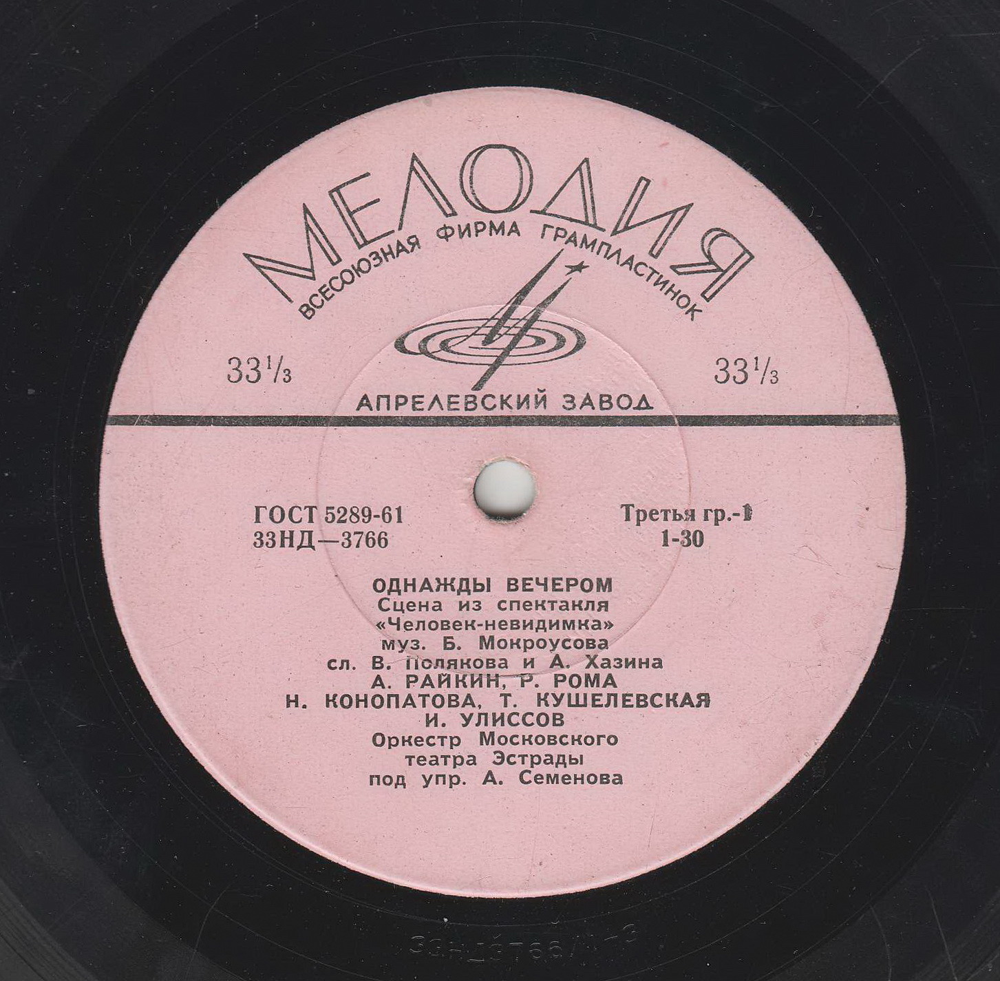 Аркадий Райкин. Фрагменты из эстрадного спектакля "Человек-невидимка"