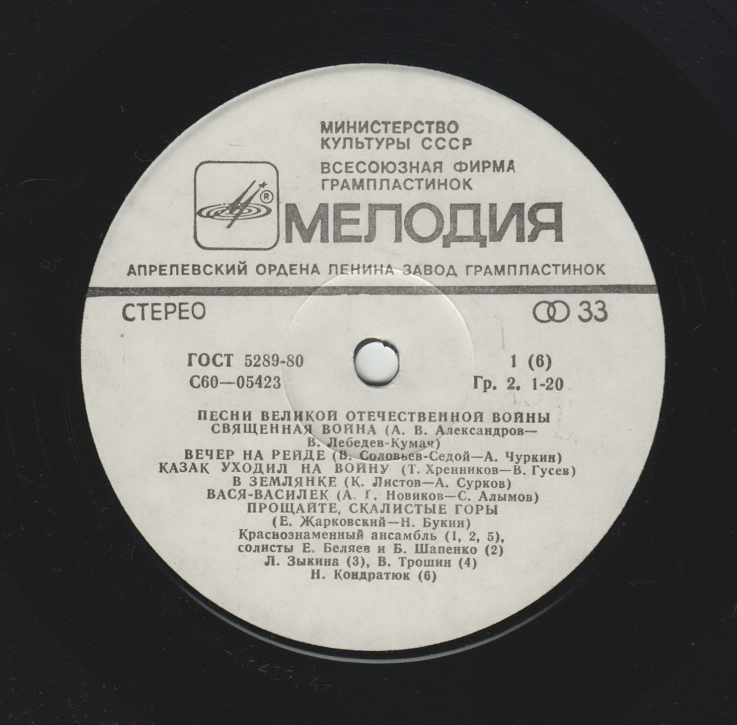 Песни Великой Отечественной войны
