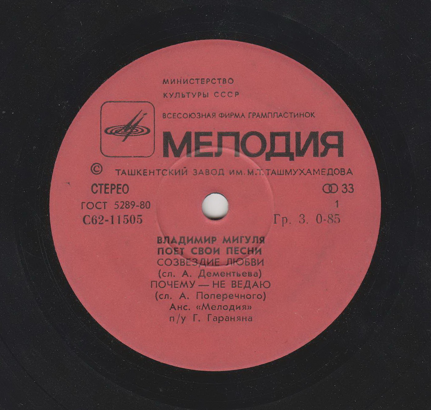 Владимир Мигуля поёт свои песни