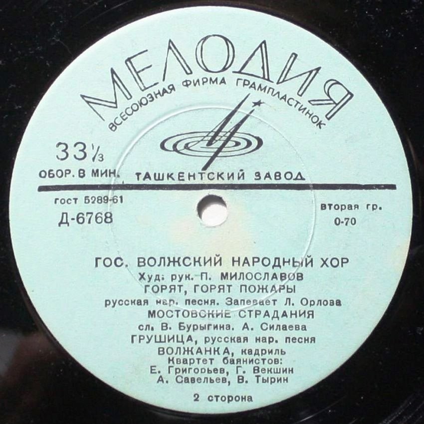 ГОС. ВОЛЖСКИЙ НАРОДНЫЙ ХОР