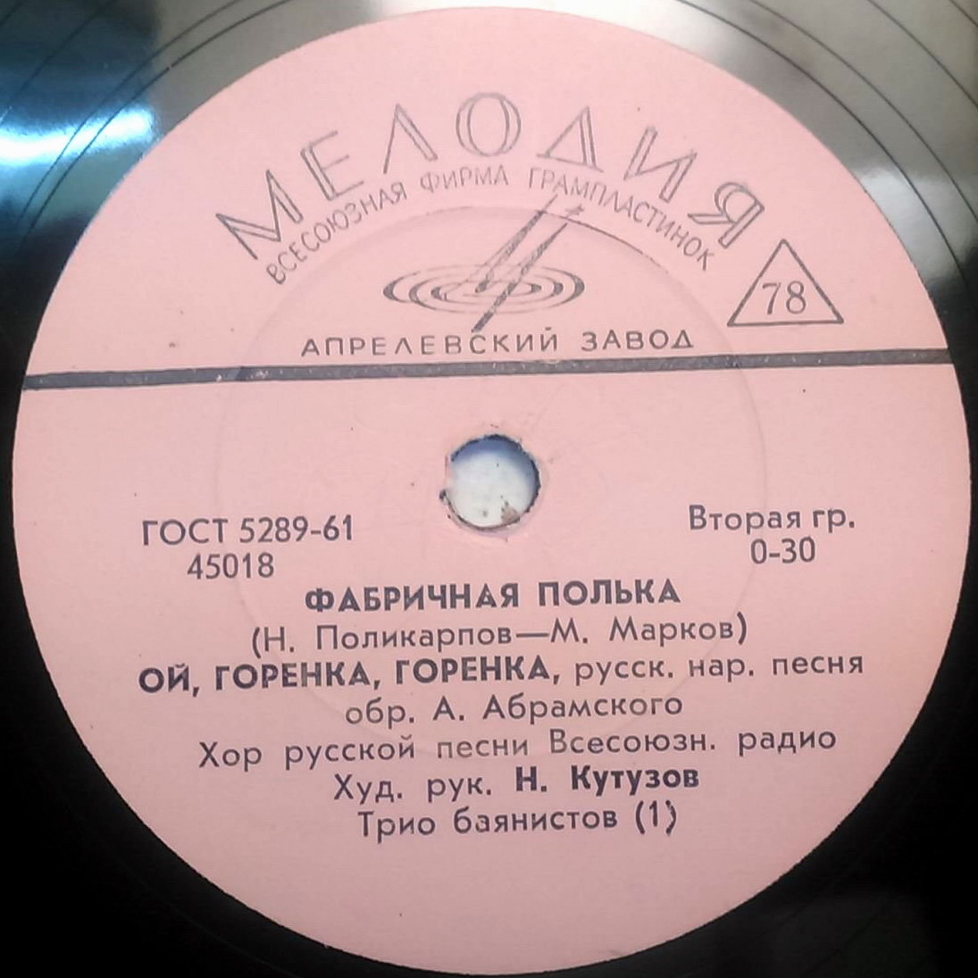 Я назову тебя зоренькой / Фабричная полька