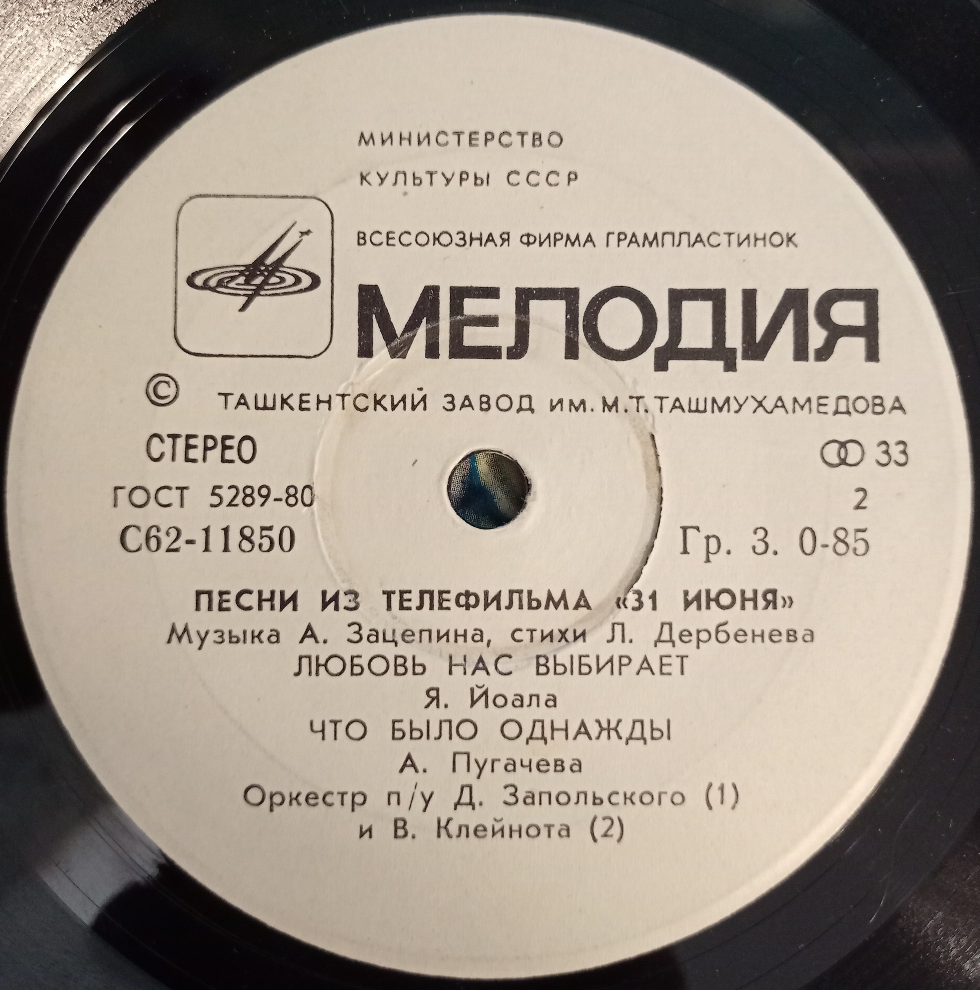 Песни из телефильма «31 июня»