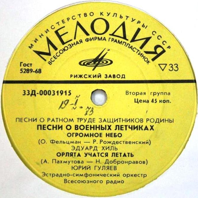 Песни о военных лётчиках