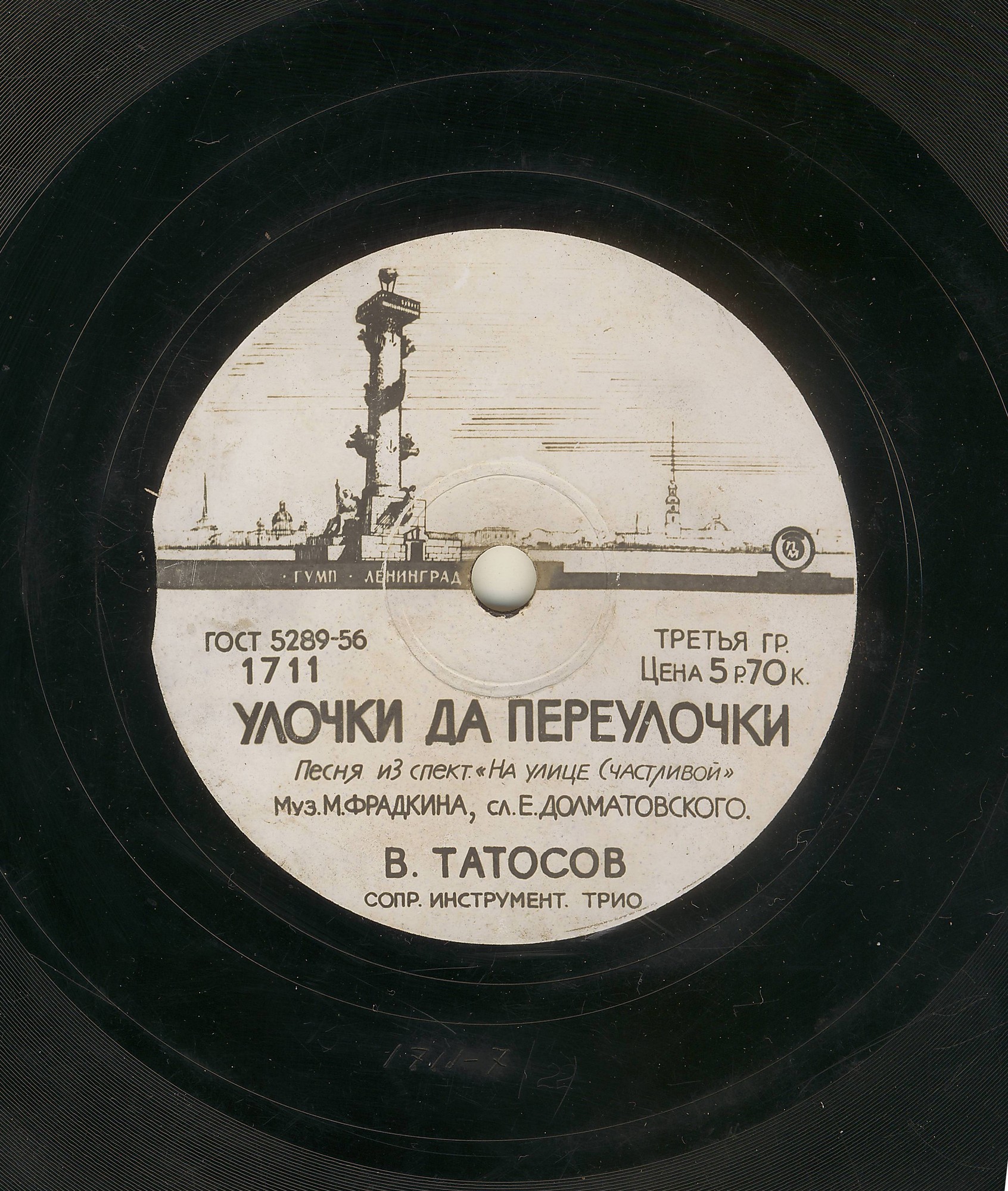 Владимир Татосов - За фабричной заставой / Улочки да переулочки