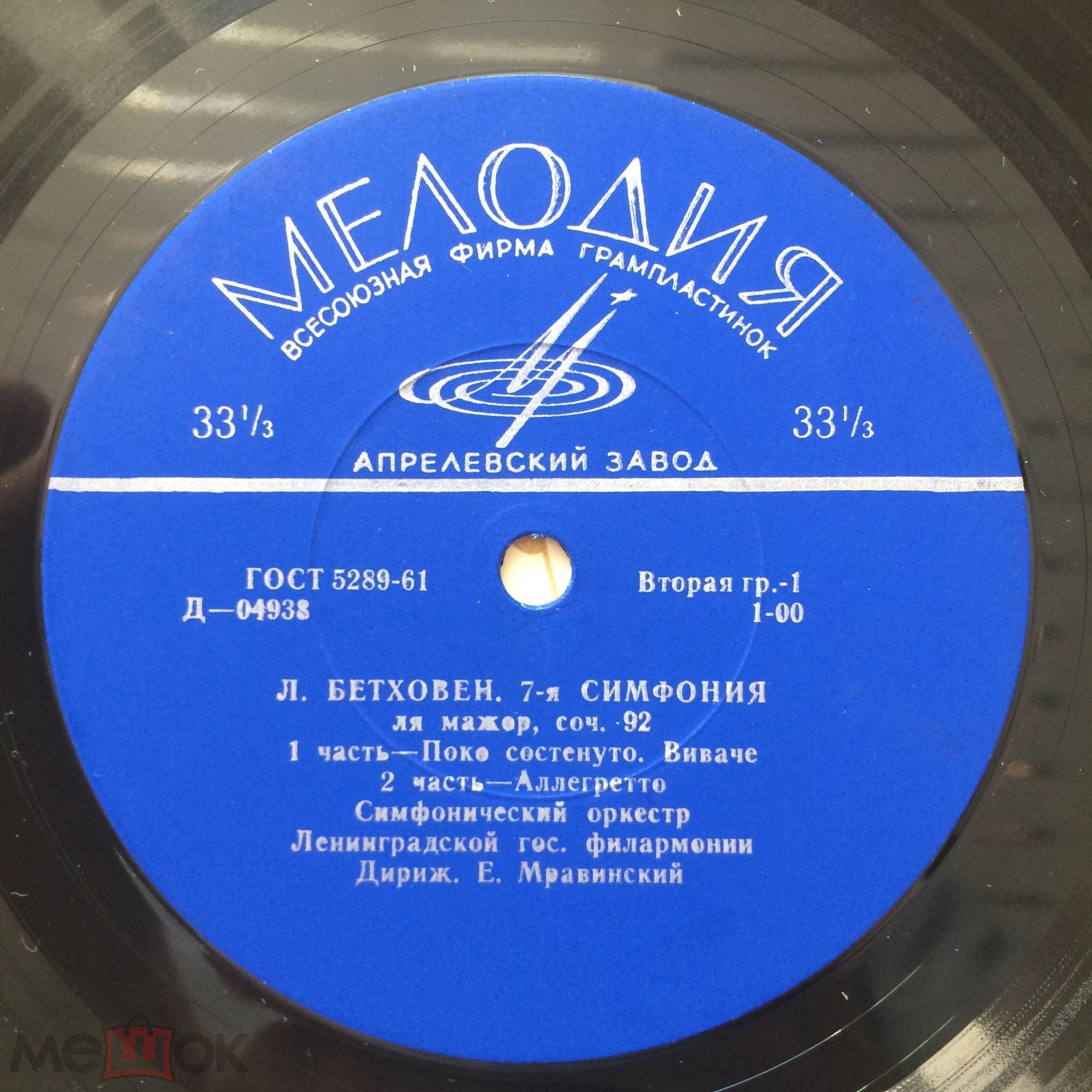 Л. БЕТХОВЕН (1770–1827) Симфония № 7 ля мажор, соч. 92 (Е. Мравинский)
