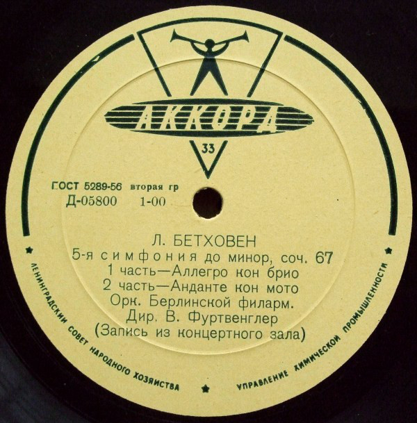 Л. Бетховен: Симфония № 5 до минор, соч. 67 (В. Фуртвенглер)