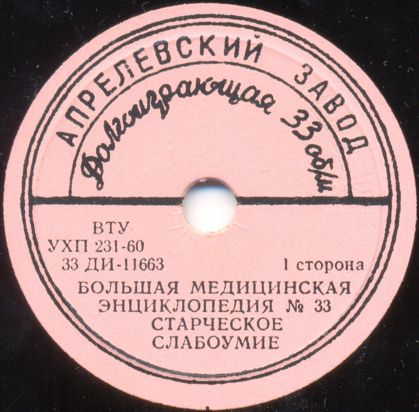 БОЛЬШАЯ МЕДИЦИНСКАЯ ЭНЦИКЛОПЕДИЯ: №33. Старческое слабоумие