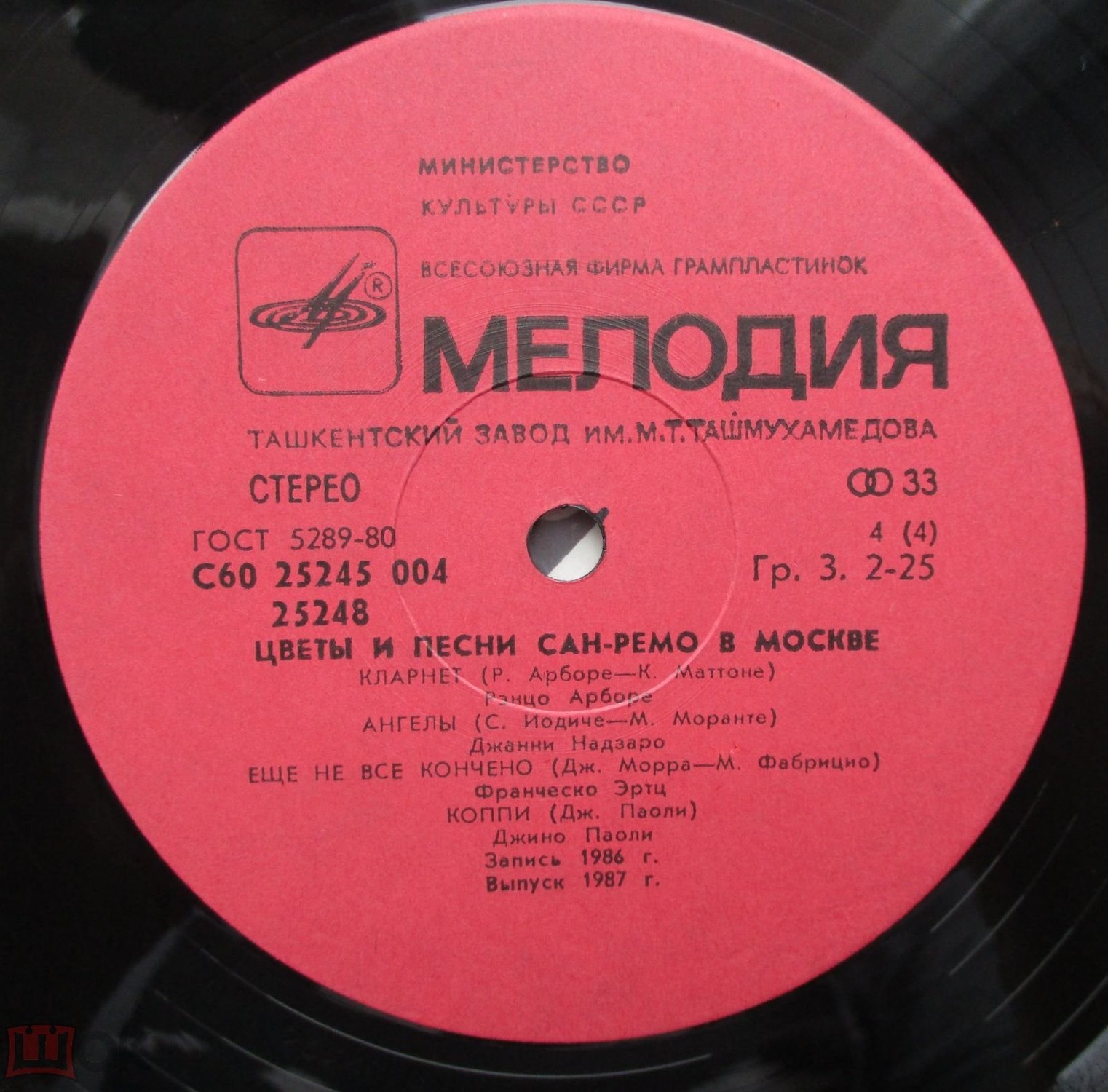 ЦВЕТЫ И ПЕСНИ САН-РЕМО В МОСКВЕ