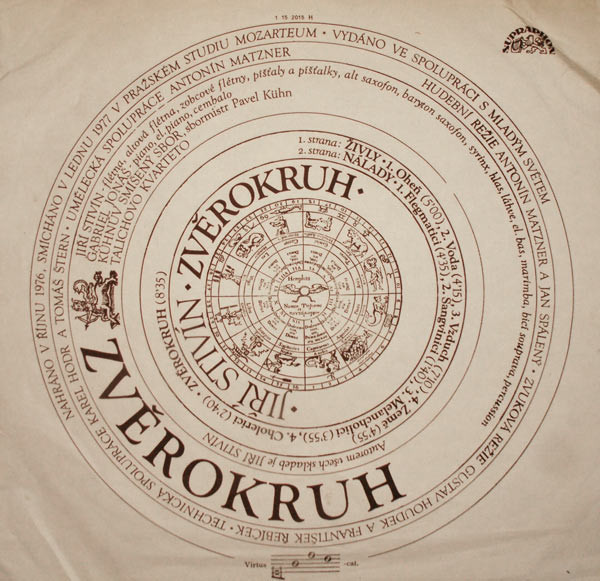 Jiří Stivín ‎– Zvěrokruh  [по заказу чешской фирмы SUPRAPHON 1 15 2015]