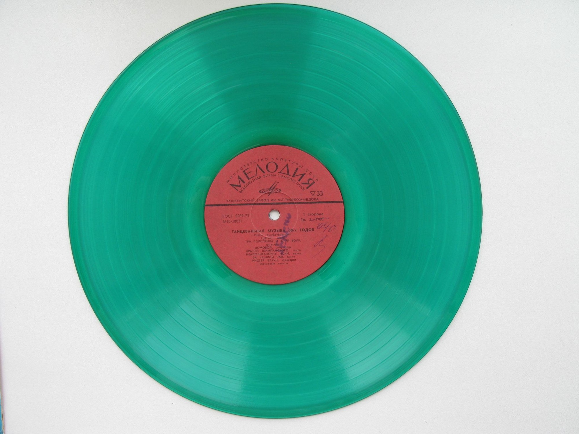 Танцевальная музыка 30-х годов