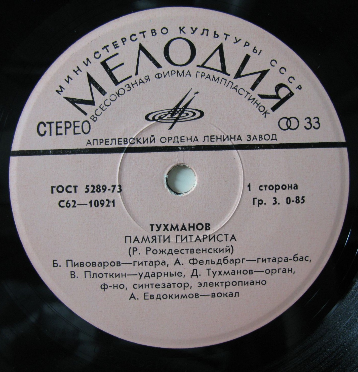 Тухманов. Памяти гитариста. Памяти поэта