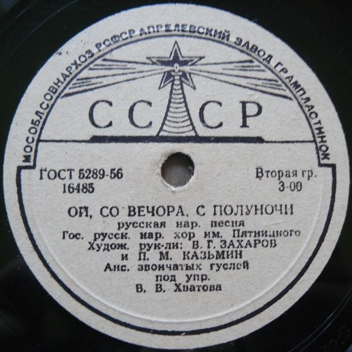 Государственный русский народный хор имени Пятницкого