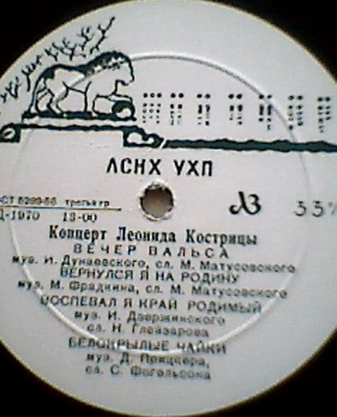 Концерт Леонида Кострицы