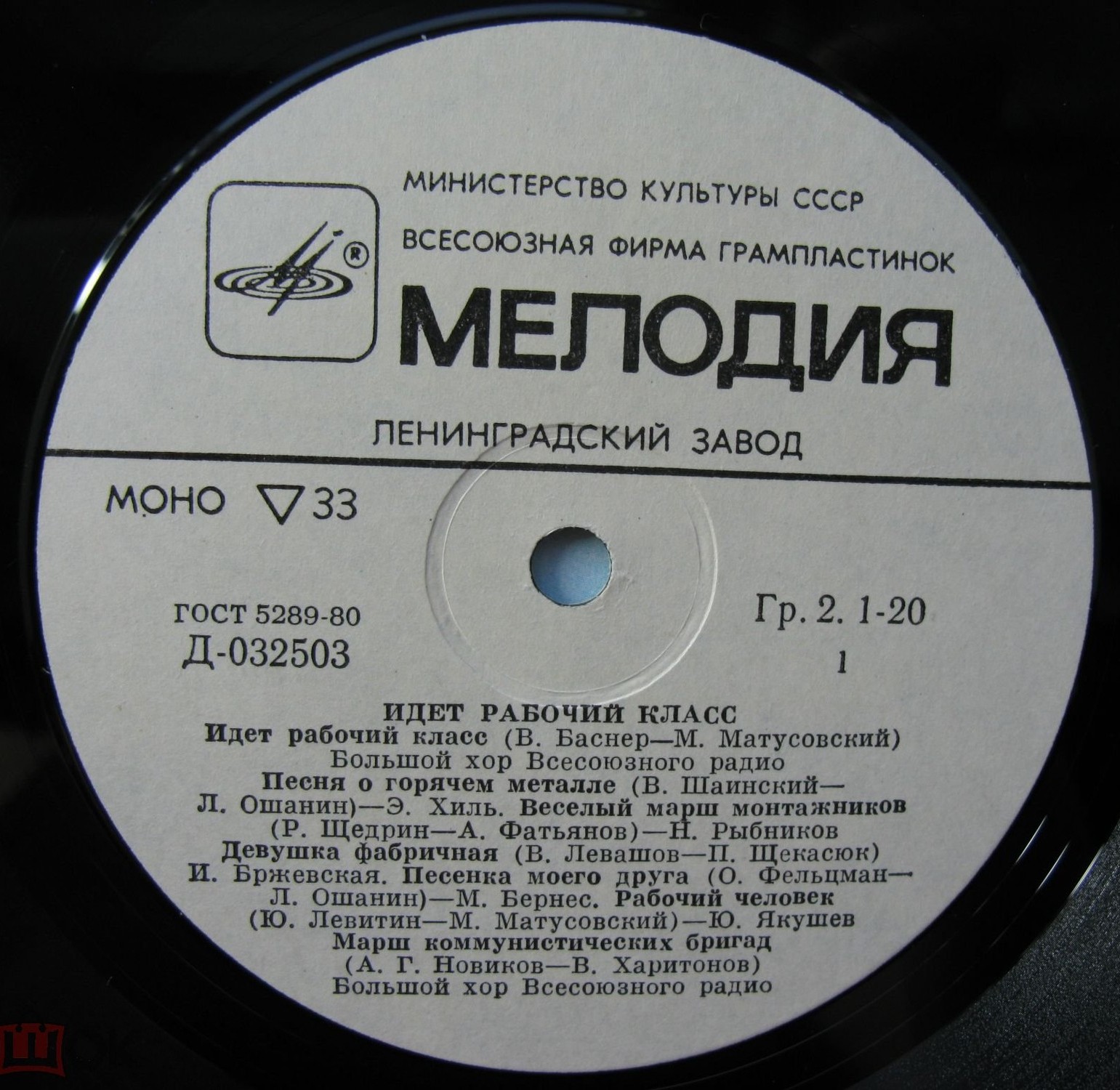 ИДЕТ РАБОЧИЙ КЛАСС