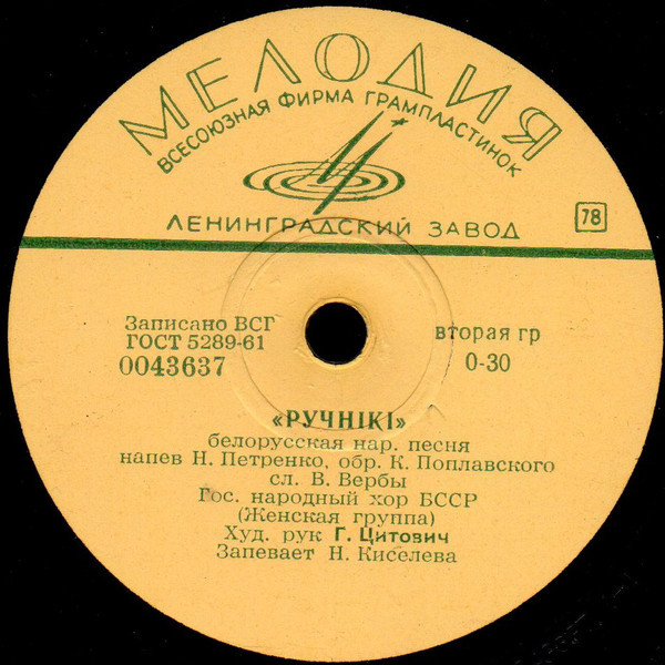 Гос. народный хор БССР