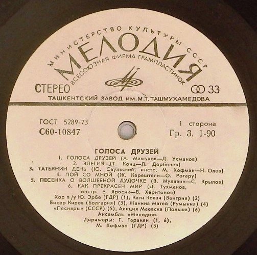 Голоса друзей