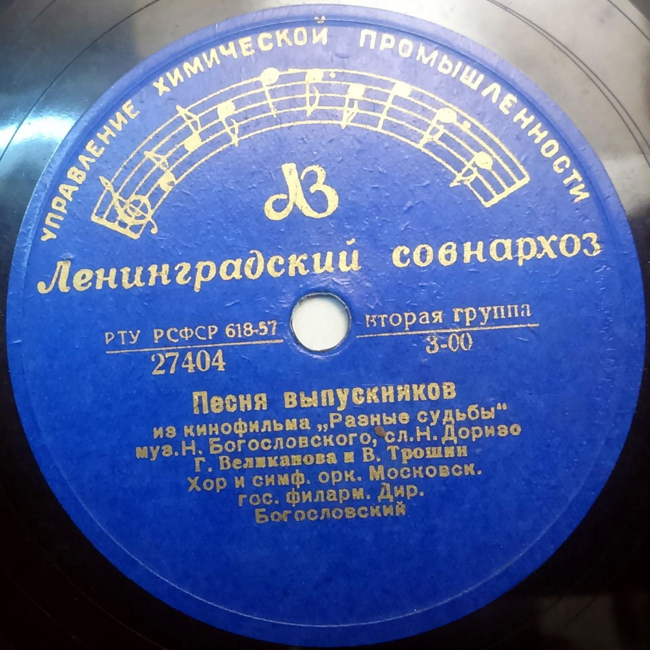 Песни из к/ф "Разные судьбы"