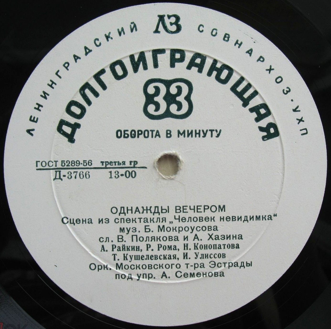 Аркадий Райкин. Фрагменты из эстрадного спектакля "Человек-невидимка"