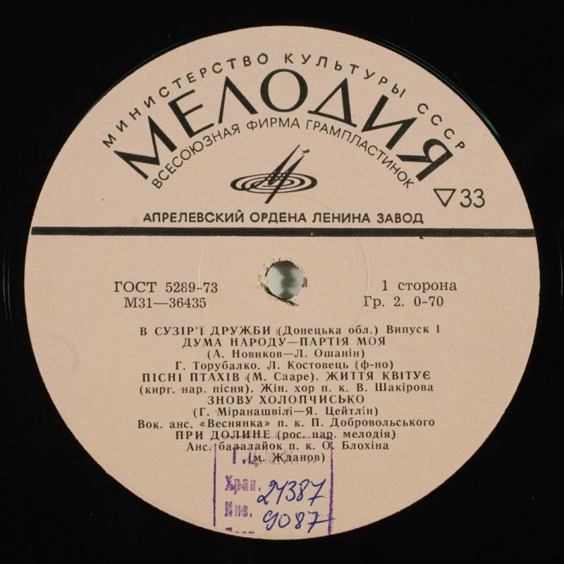 В СУЗIР'Ї ДРУЖБИ (фестиваль). Донецкая область