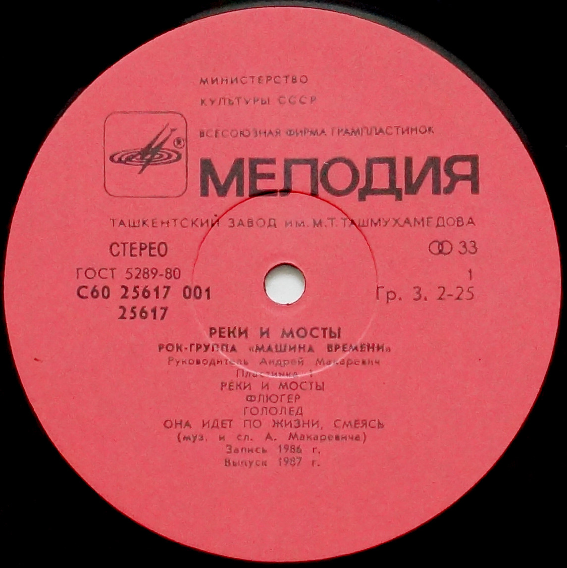 Рок-группа "МАШИНА ВРЕМЕНИ" - Реки и мосты (1)
