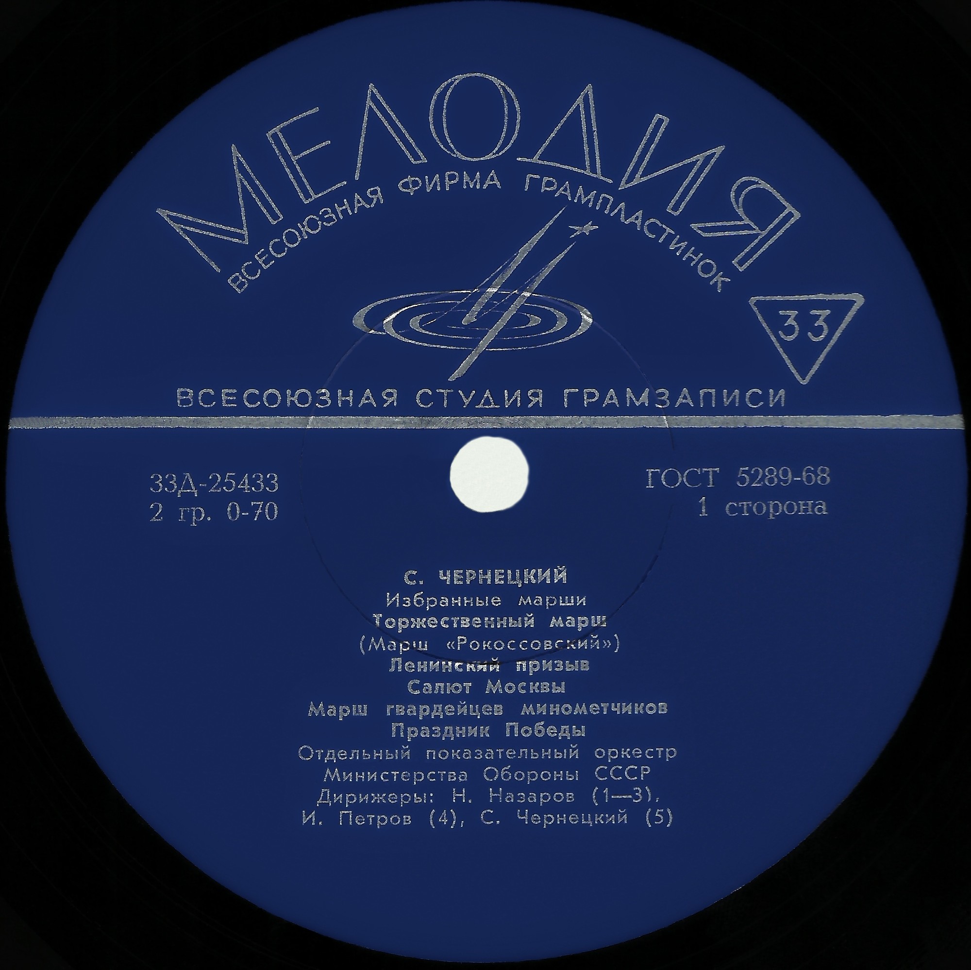 ИЗБРАННЫЕ МАРШИ С. ЧЕРНЕЦКОГО (1881—1950)