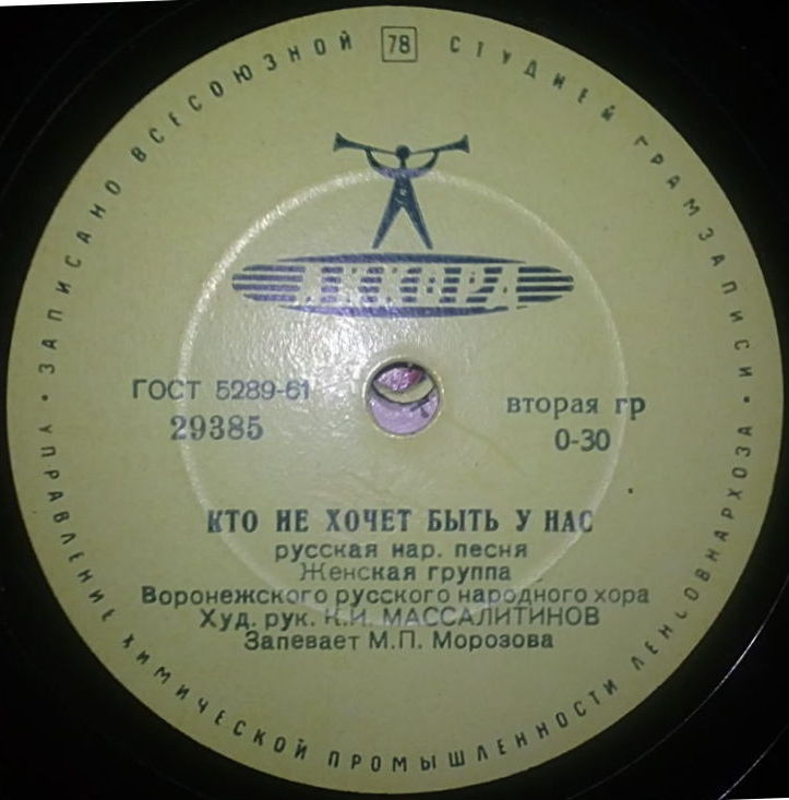 Воронежский народный хор - Ишь ты, ишь ты, что говоришь ты / Кто не хочет быть у нас