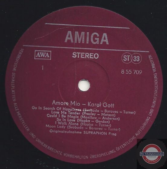 Karel GOTT. Amore mio [по заказу немецкой фирмы AMIGA 8 55 709]