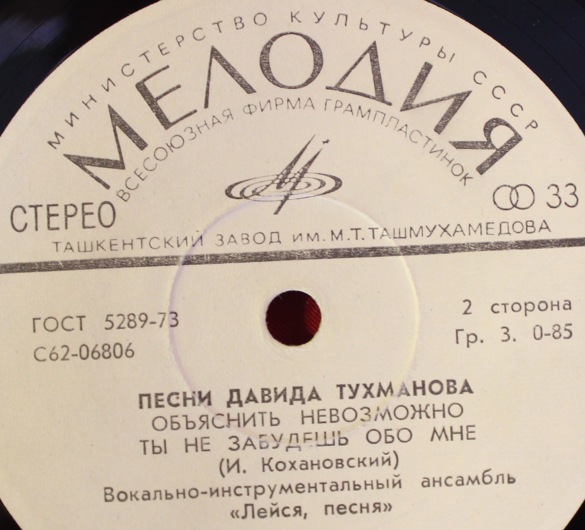 ВИА «Лейся, песня». Песни Давида Тухманова