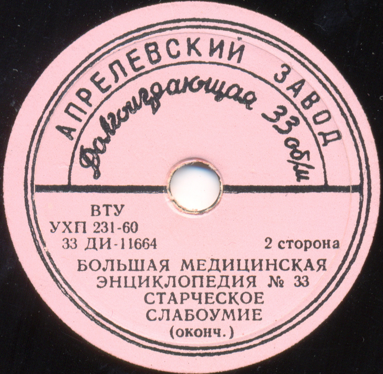 БОЛЬШАЯ МЕДИЦИНСКАЯ ЭНЦИКЛОПЕДИЯ: №33. Старческое слабоумие