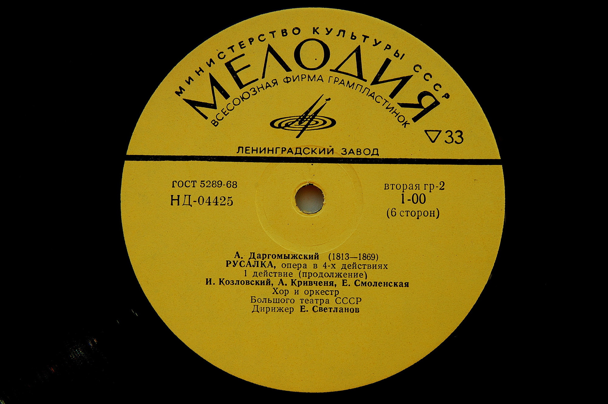 А. Даргомыжский: «Русалка», опера в четырех действиях