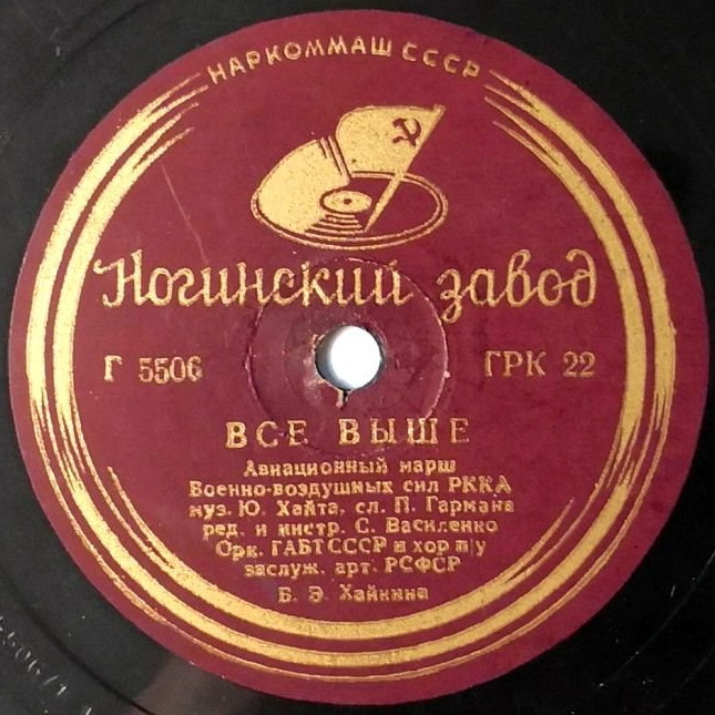 Всё выше. Авиационный марш Военно-воздушных сил РККА