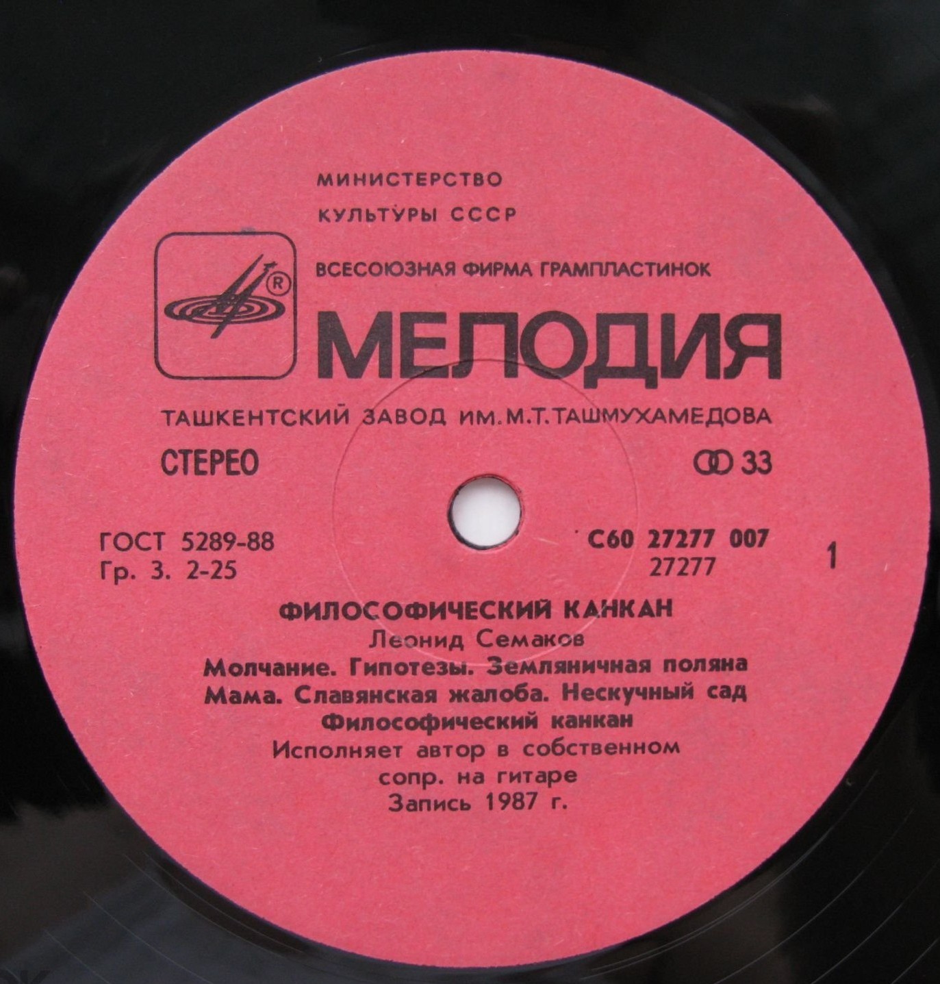 Леонид СЕМАКОВ. «Философический канкан»