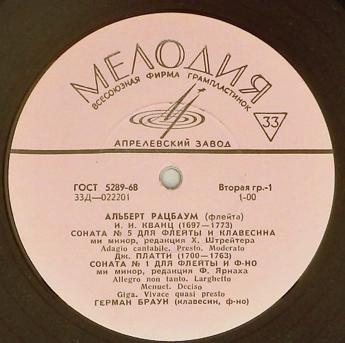 Альберт РАЦБАУМ (флейта)