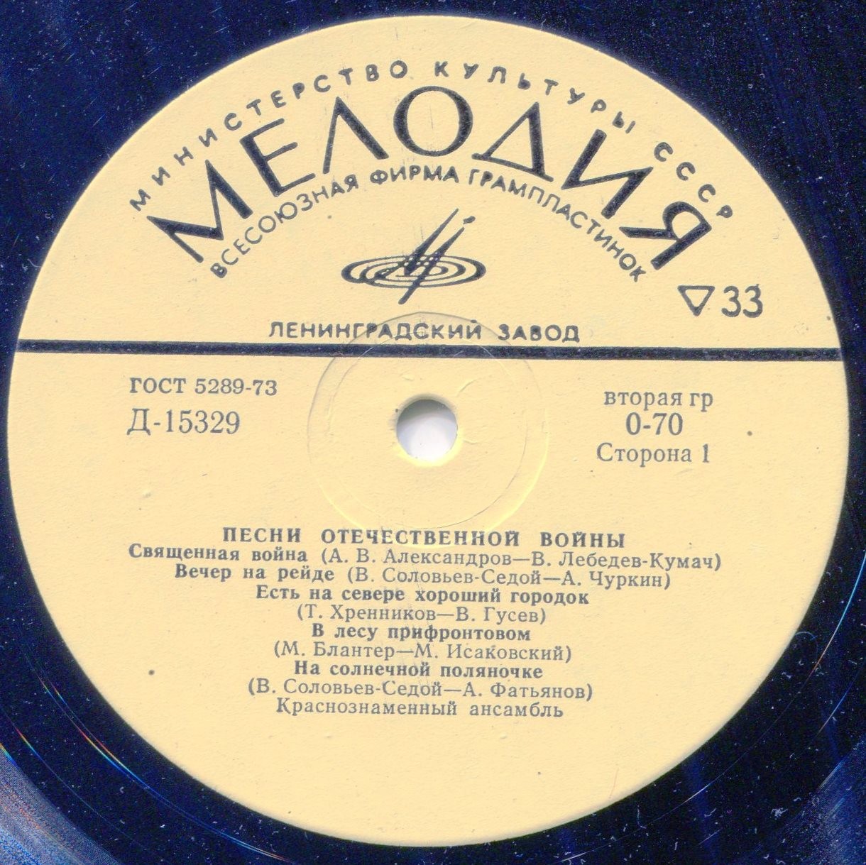 Песни Великой Отечественной войны