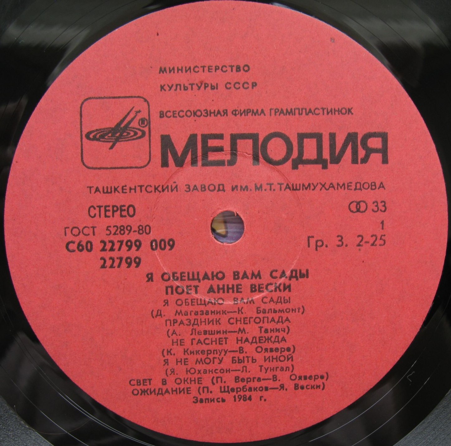 Анне Вески - Я обещаю вам сады