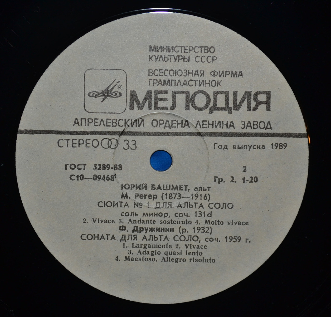 Юрий Башмет (альт)