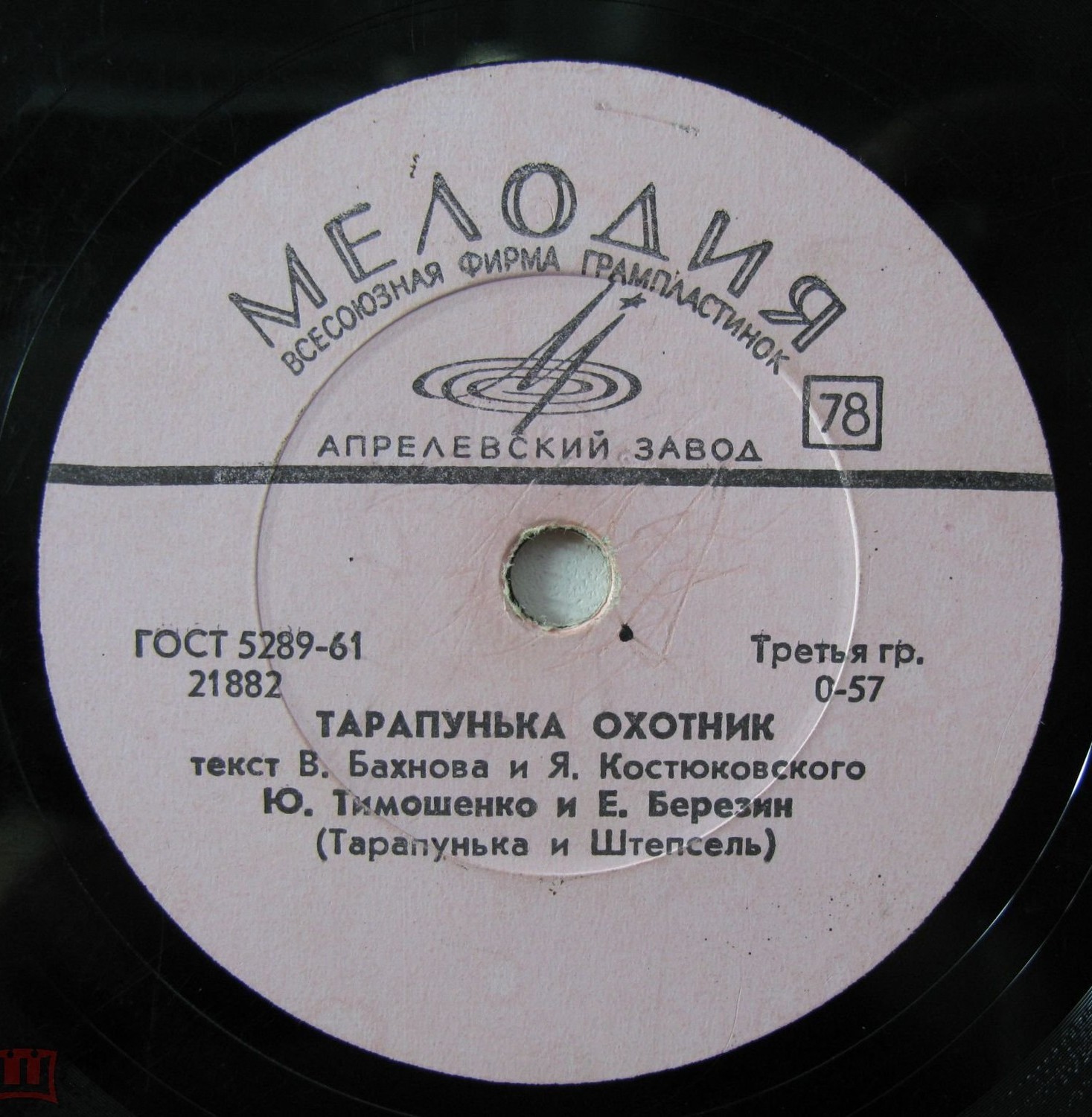 Ю. Тимошенко и Е. Березин (Тарапунька и Штепсель)