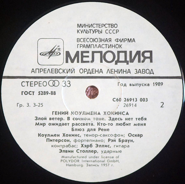 Гений Коулмена Хокинса