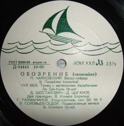 На Первом Международном конкурсе им. П. И. Чайковского, обозрение (Москва, 1958 г.)