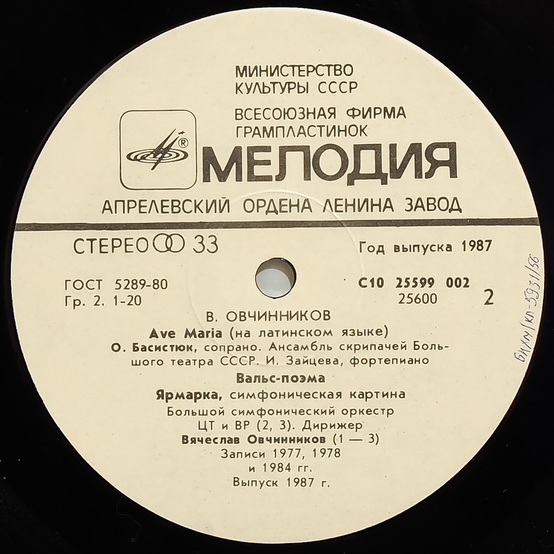 В. ОВЧИННИКОВ (1936)