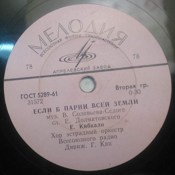 Е. Кибкало - Если б парни всей Земли / Надо мечтать